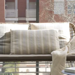 Dakal Coussin pour canapé en lin et coton