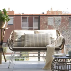 Dakal Coussin pour canapé en lin et coton