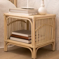 Elle Table d'appoint en rotin naturel