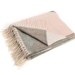 Jalas Couverture de 130x170 en matériau acrylique et synthétique