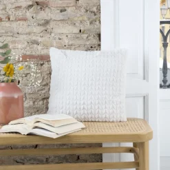 Lest Coussin chevron crème