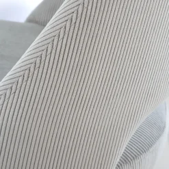 Novin Chaise velours c&ocirc;telé